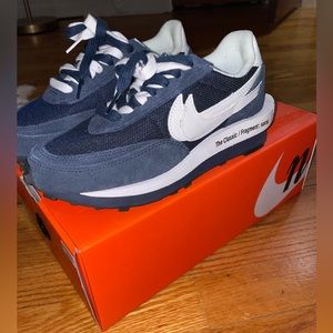 ✨ NIKE WAFFLE SACAI - BLUE VOID - 4.5M/6W ✨